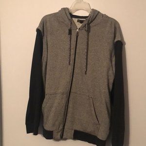 Ocean Current Size Large Zip Up Hoodie.